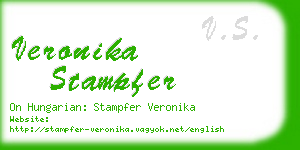 veronika stampfer business card